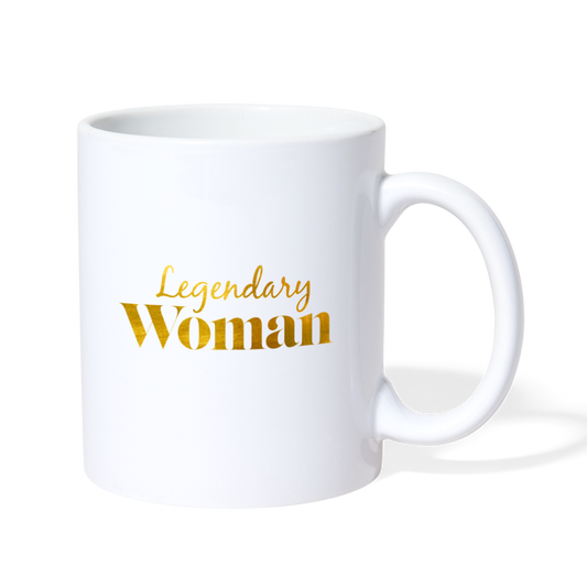 Legendary Woman Coffee Mug - white